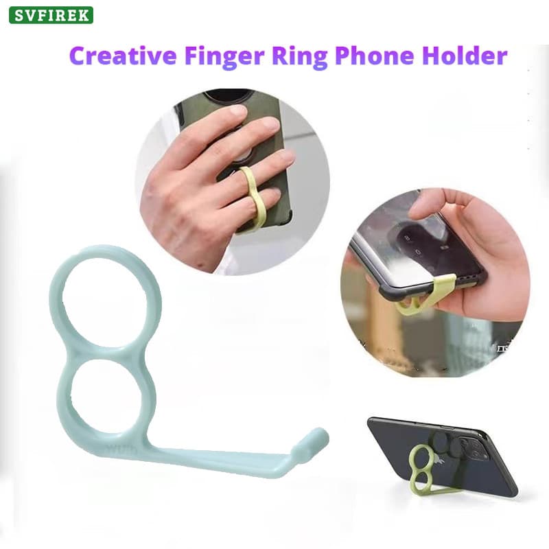 Anel De Dedo Universal Suporte Do Telefone PP Plástico Ergonômico Anti Deslizamento Portátil Mão Livre Móvel Para Videog