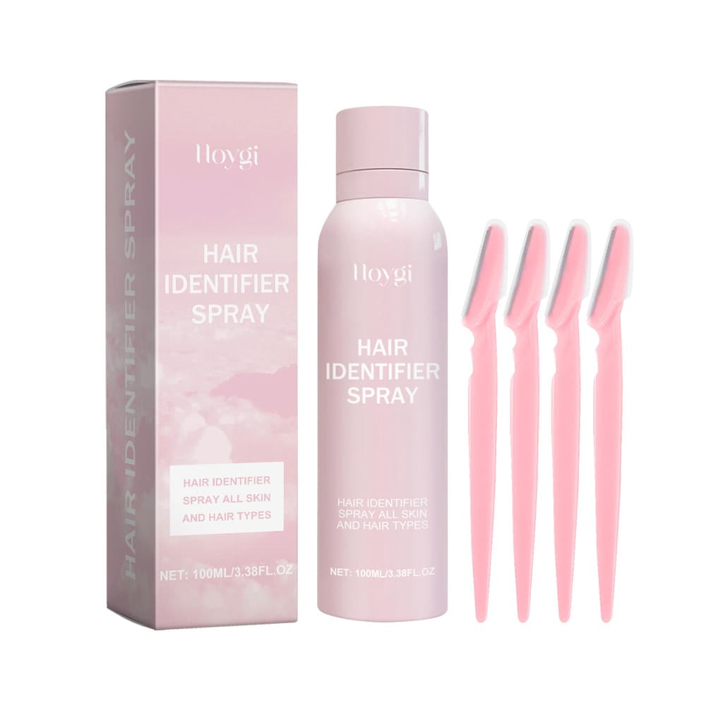 Spray de Identificação de Pelos Faciais Hoygi: Limpeza suave e não irritante da pele e amaciamento dos pelos, spray de r