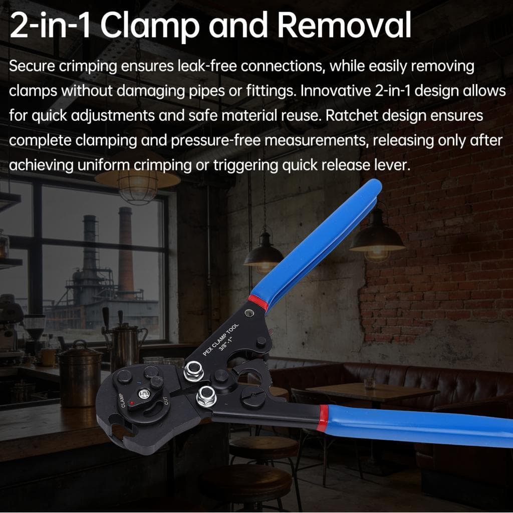 Eryue alicate de aço carbono confiável pex crimper 3/8-1 Polegada ferramenta de fixação braçadeira de mangueira ideal
