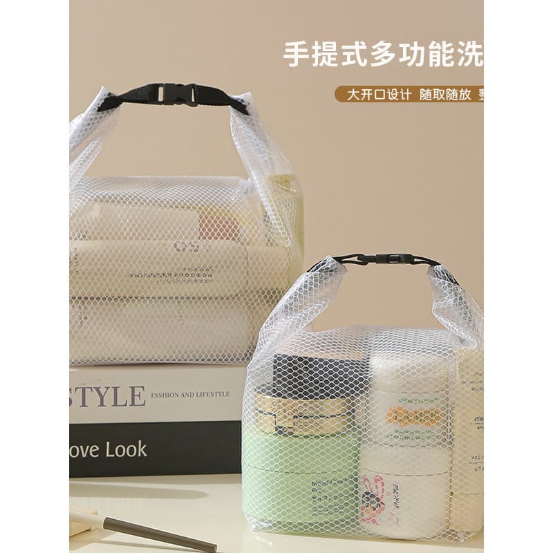 Cosméticos à prova dwaterproof água simples viagem portátil respirável saco de natação grande capacidade ao ar livre Fit