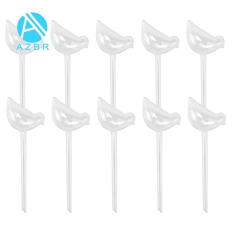 10 Peças Gotejador Automático Forma De Pássaro Vaso De Flores Waterer Dispositivo De Rega Automática Para Plantas Flor W