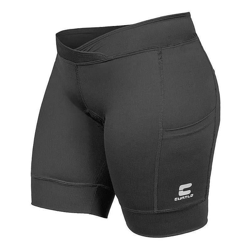 Bermuda Curtlo Feminina 3d Compress Preta Ciclismo  GG