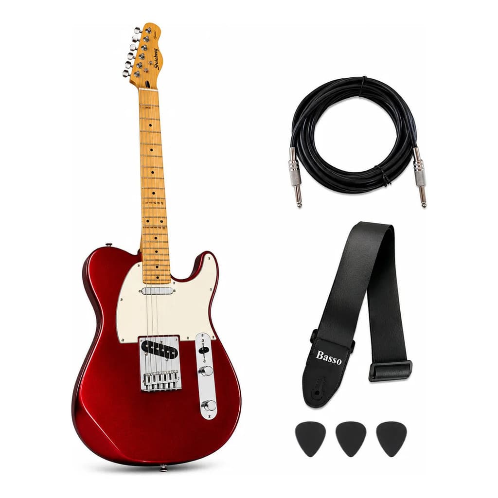 Guitarra Elétrica Strinberg Horizon H200 Mrc Trastes Inox De