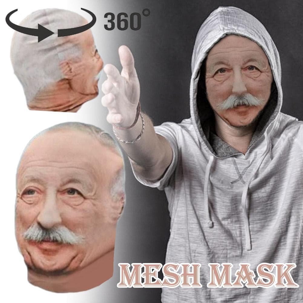 Máscara De Malha Realista Pessoa Famosa Balaclava Capuz Headwear Jogar Engraçado Prop Papel Novidade Traje M5m1