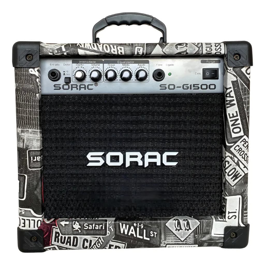 Amplificador Cubo Sorac Para Guitarra E Violão So-g1500 15w Beer