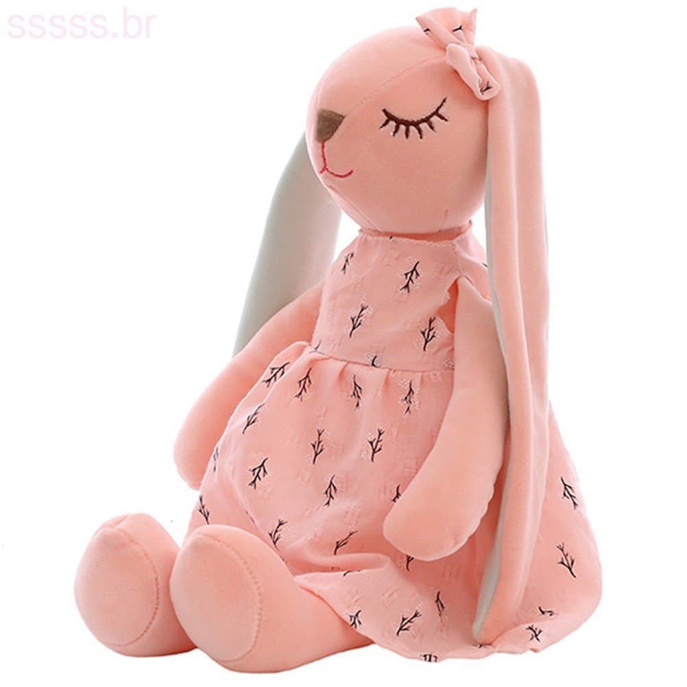 Beautiful Boneca De Pelúcia Com Orelhas Longas De Desenho Animado Para Crianças Coelho/Brinquedo Companão