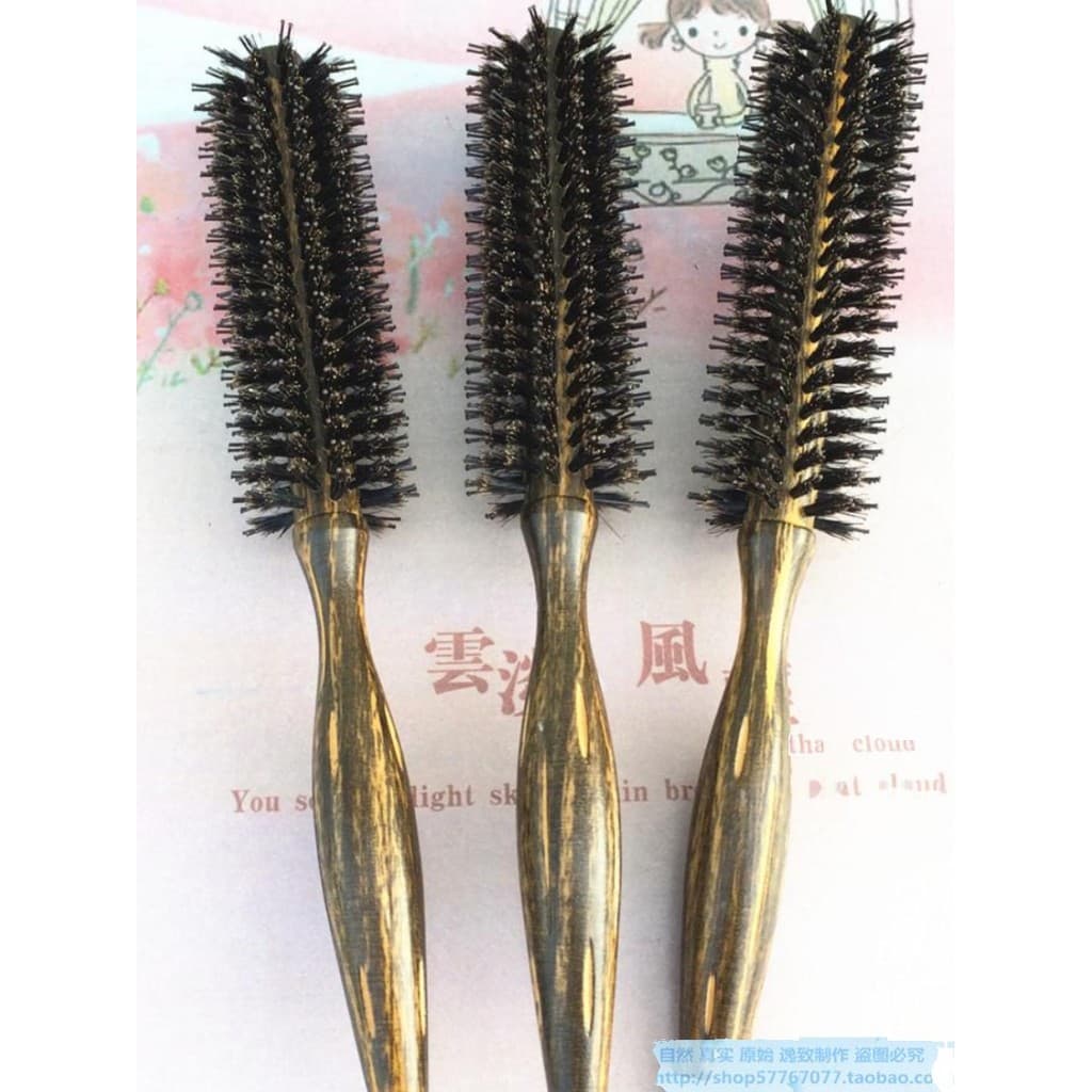 Ano Novo Ano Novo Novo Novo Estilo Cerdas Profissional Pente de Rolamento de Cabelo Liso 12 Fileiras Tamanho Pequeno Imi