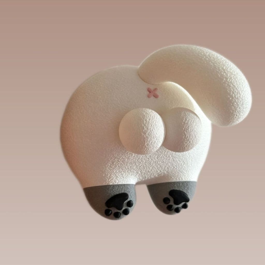 Interruptor de ovo de gato ornamentos criativos único painel de interruptor duplo impressão 3D decoração doméstica