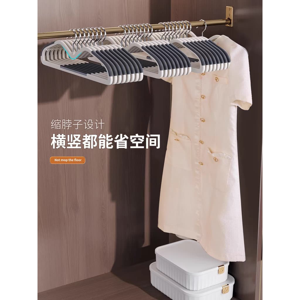 Cabide que economiza espaço, cabide de pescoço curto, cabide de roupas domésticas, pescoço estreito, estilo curto 2026,