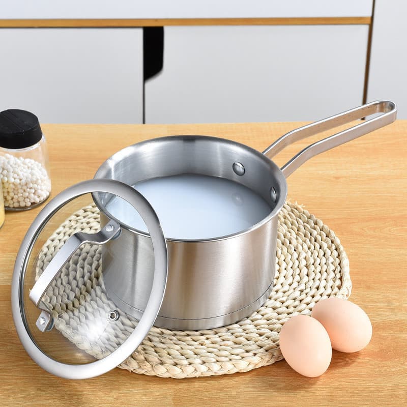 Novo engrossado fundo duplo panela de aço inoxidável com tampa conjunto panela multifuncional cozinha doméstica panela s