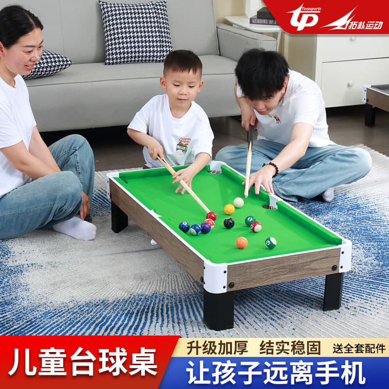 Mesa de bilhar para crianças, esportes domésticos, tamanho grande, 91cm, mesa de bilhar pequena, 3-8 anos, brinquedos ed