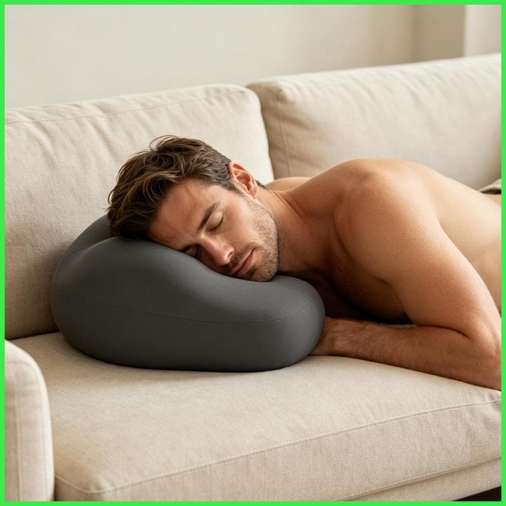 Travesseiro De Corpo Macio 3D Em Formato De Bunda , Espuma De Memória , Suporte Para Dormir , Travesseiros De Cama Quart