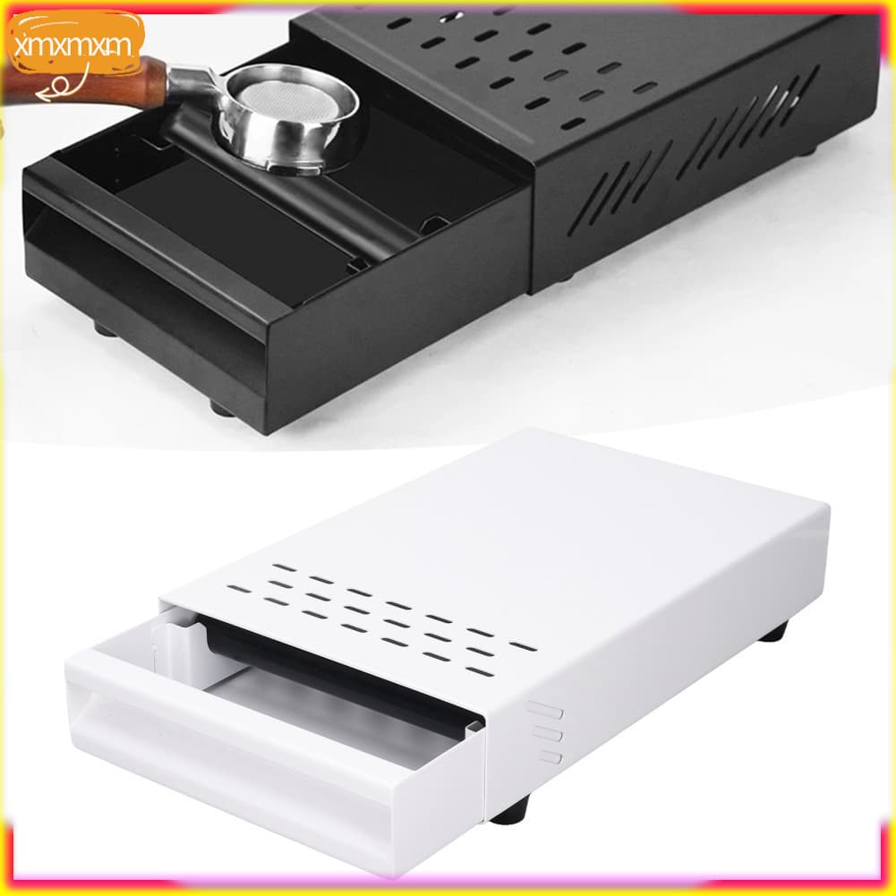 Xmxmxm.br Caixa de batida para café expresso em aço inoxidável destacável base antiderrapante de grande capacidade para