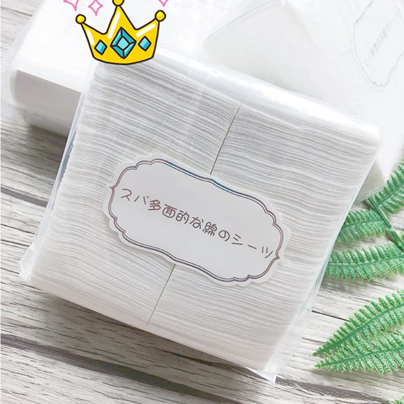 Múmia pacote molhado maquiagem algodão Stretchable Toner dedicado removedor de maquiagem algodão removedor de maquiagem