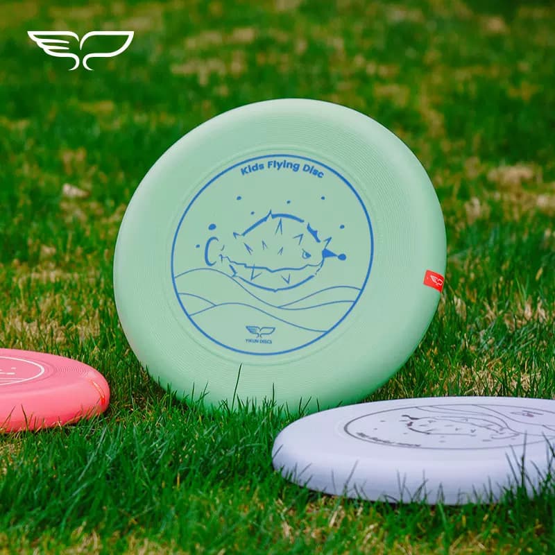 Yikun discos yikun 95g equipe infantil Frisbee pequeno espinho golfinho pai-filho entretenimento dos desenhos animados a