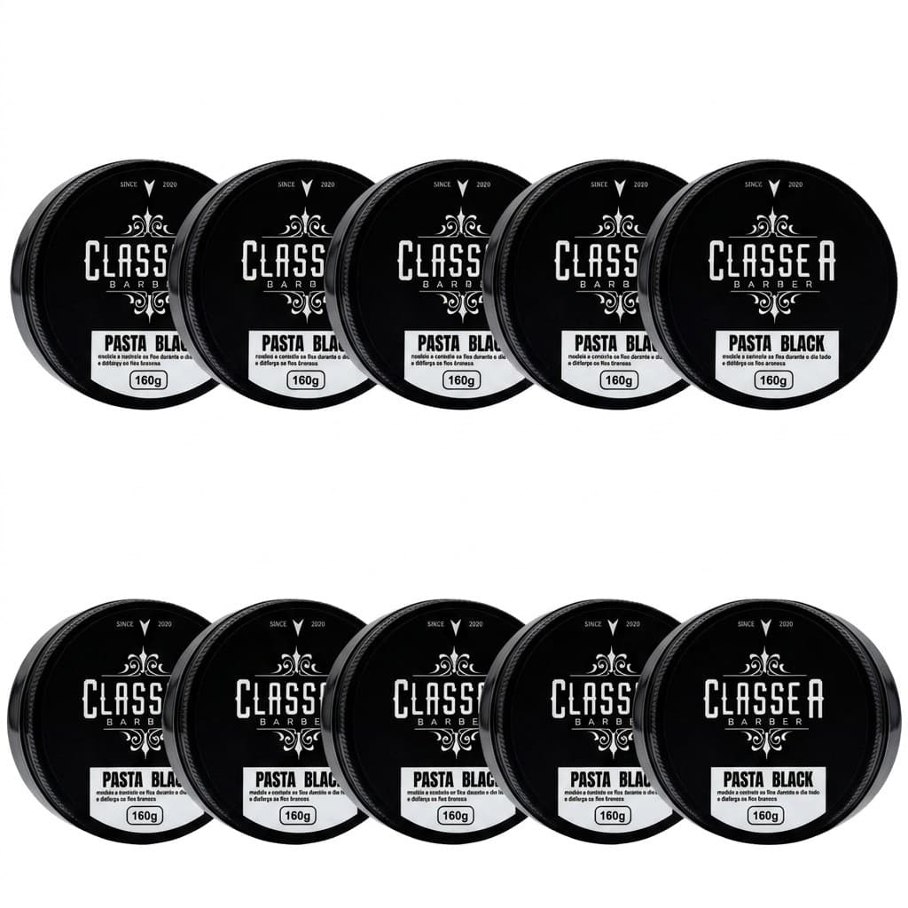 Kit 10 Pomadas Black Classe A Disfarça Grisalho Envio Em 24h
