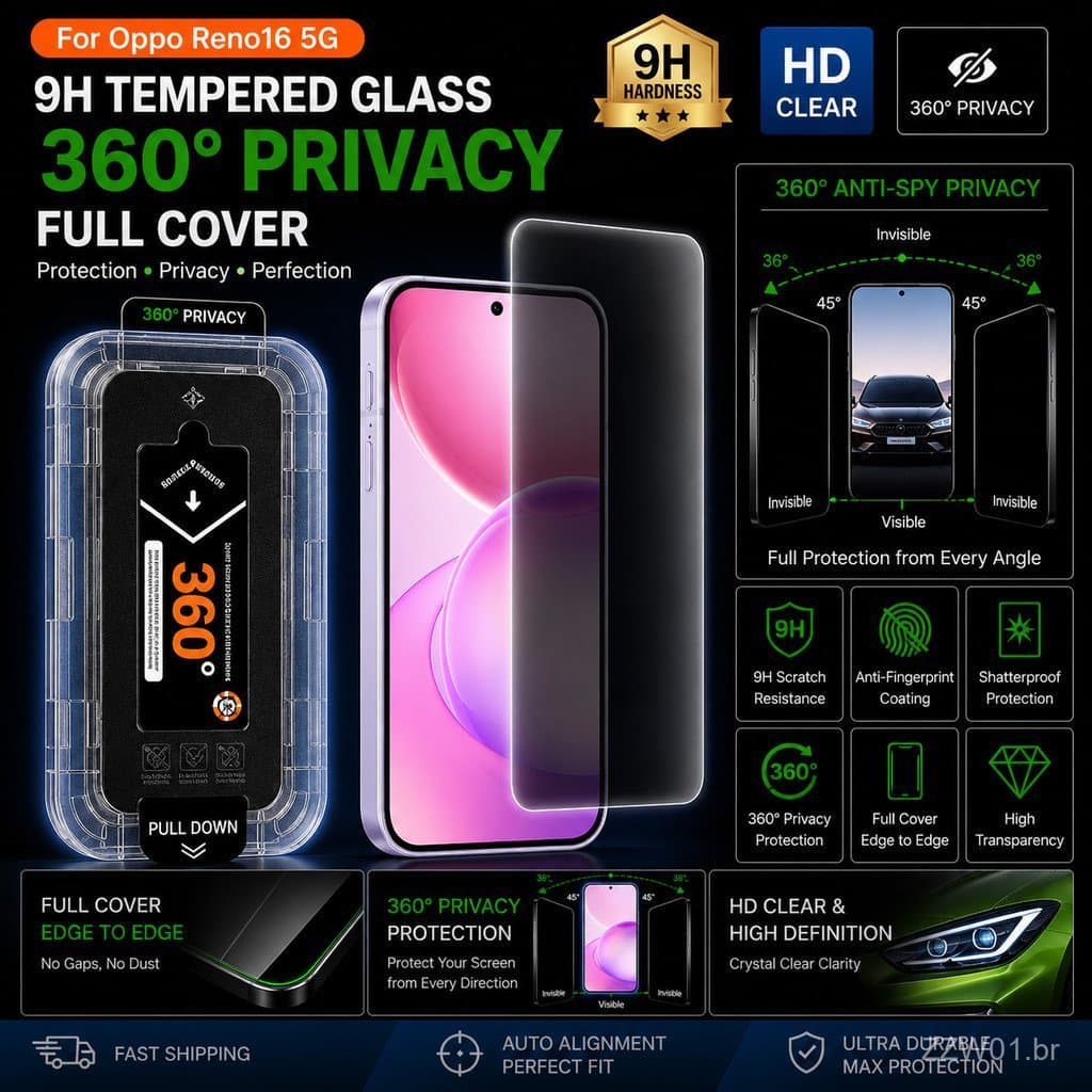 Protetor de Vidro Temperado 9H Sem Poeira de Fácil Instalação para OPPO Find X9 X8s Ultra X9s Pro X9s X9 Pro X9 x8s+X8s