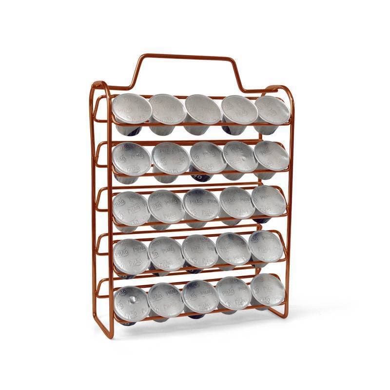 SUPORTE PORTA 50 CÁPSULAS NESPRESSO COBRE