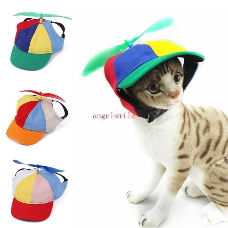 Dogs Hats Sunbonnet Sports Cap Tema Chapéu Ar Usando Decorativo Colorido