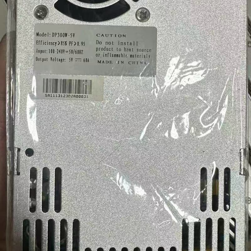 Fonte de alimentação DC do interruptor 5V60A Fonte de alimentação DP300W-5V Transformador 100-240V ~ 50/60Hz