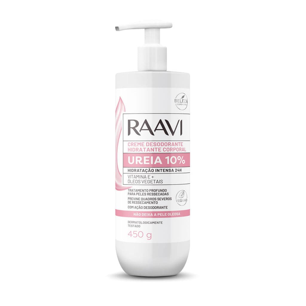 Creme Hidratante Corporal Ureia 10% Raavi