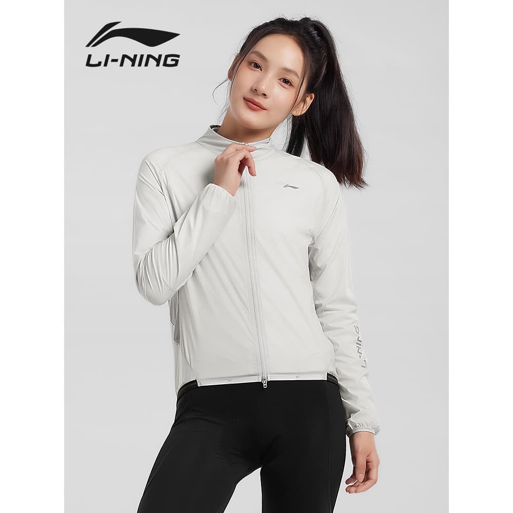 Li Ning camisa de ciclismo fina blusão jaqueta feminina primavera outono inverno bicicleta estrada ciclismo blusão prote