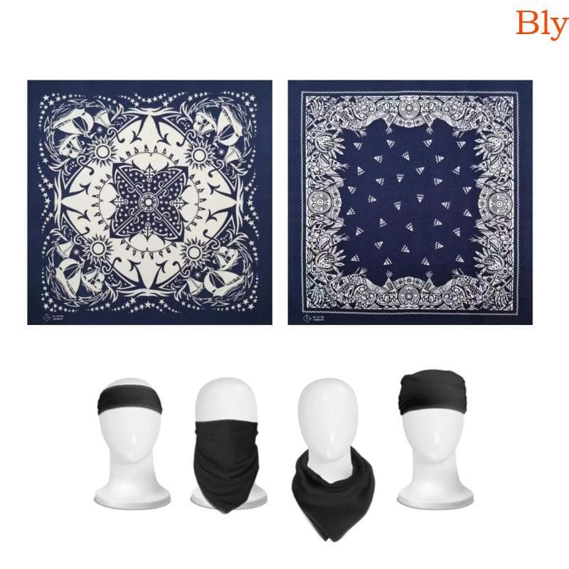 Bly Multifuncional Headwrap Esportes Ciclismo Tiaras Bolso Lenço Quadrado