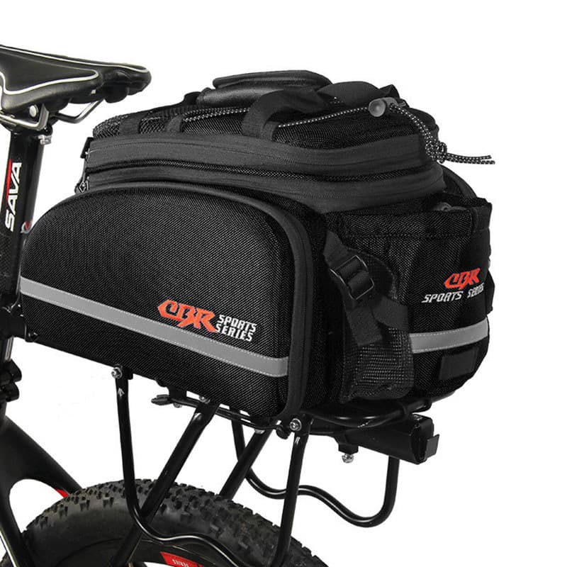 CBR saco de prateleira traseira Mountain Bike casca dura Piggyback de curta distância à prova de chuva extensível saco d