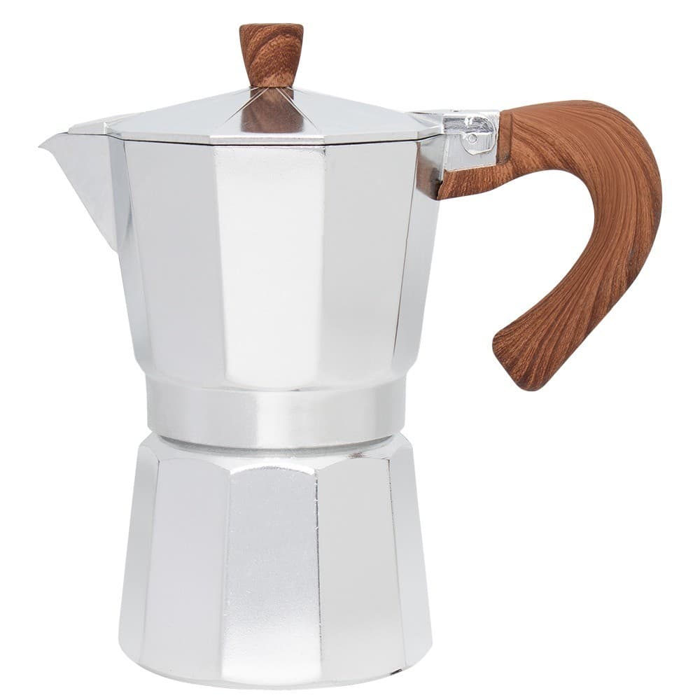 Cafeteira Alumínio para 6 Cafés da Mimo Style