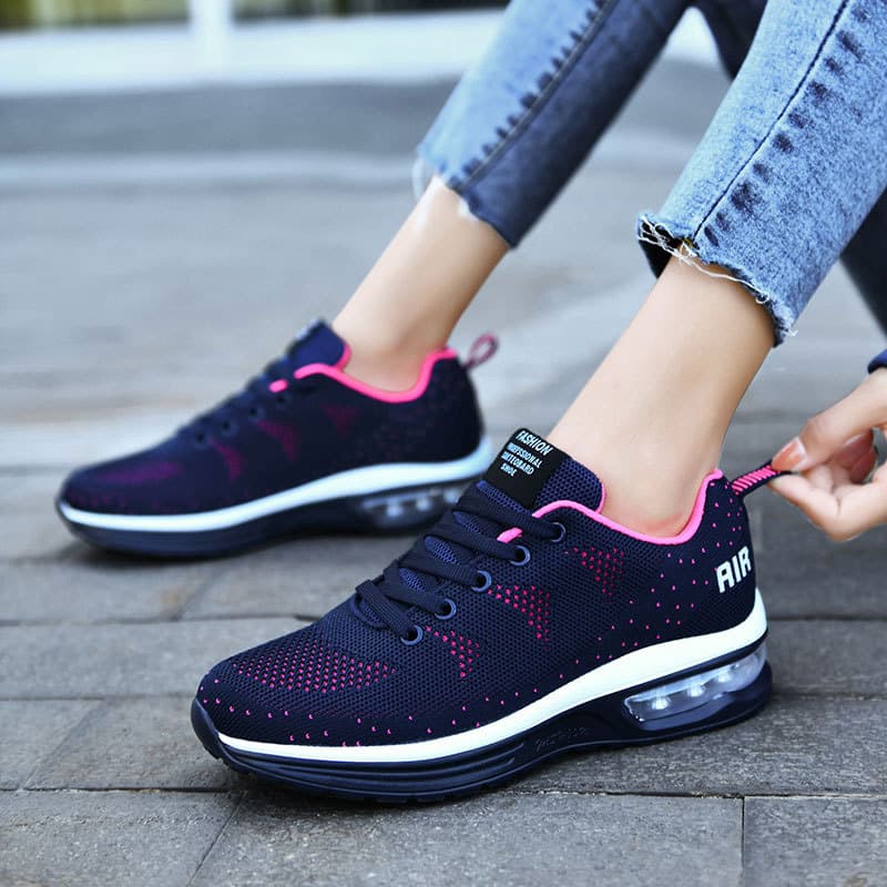 Beamon outono sapatos femininos estudantes do ensino médio sapatos esportivos leve respirável almofada tênis de corrida