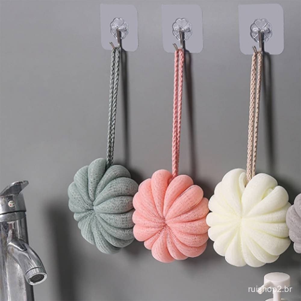 Esponjas De Bola De Bolha De Banho , Design De Laço Conveniente , Materiais Adequados Para A Terra