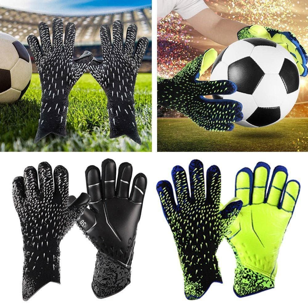 LONNGZHUAN Luvas De Goleiro De Látex Adultos Adolescente Futebol Espessado