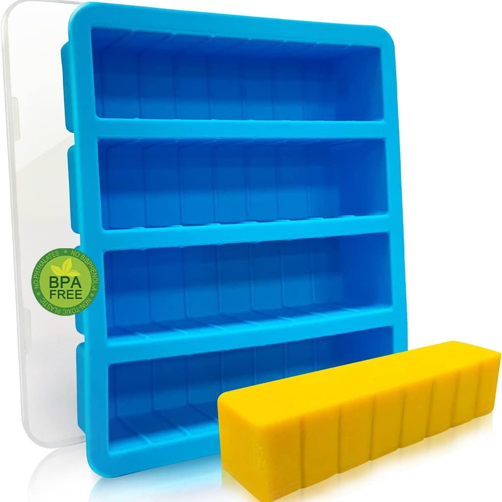 Forma de Silicone para Manteiga, Forma para Chocolate, Forma para Barra Energética, Forma para Bolo, Forma para Cubos de