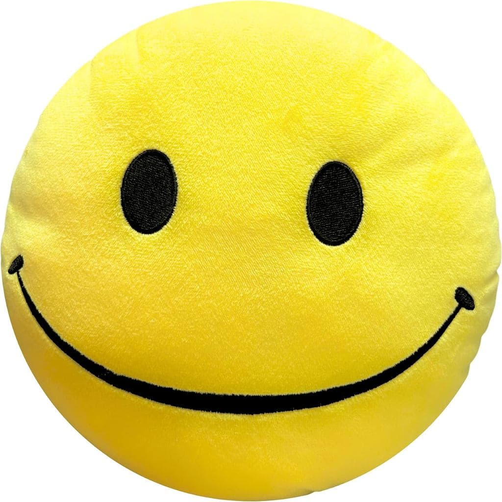 Almofada De Rosto Sorridente , Travesseiro Com Irritado E Chocado , Smiley Amarelo