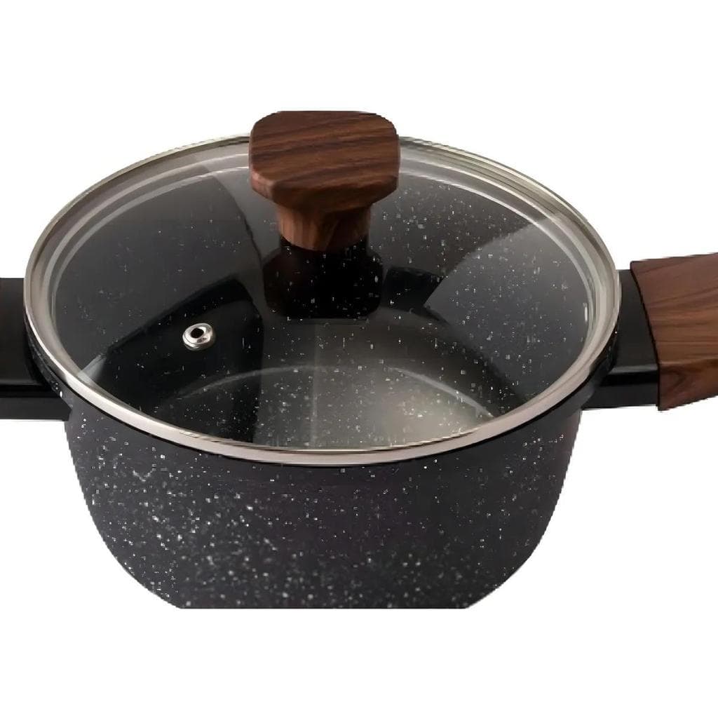 Panela Caçarola 1,9 L De Indução Antiaderente Alumínio 18cm