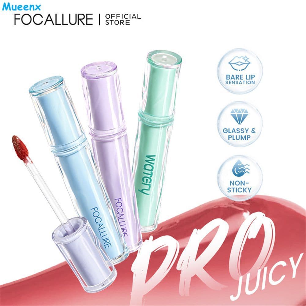 Gloss Labial Jelly Saúde e Beleza Gloss Labial Líquido Leve e Hidratante Maquiagem em Caixa Gloss Labial