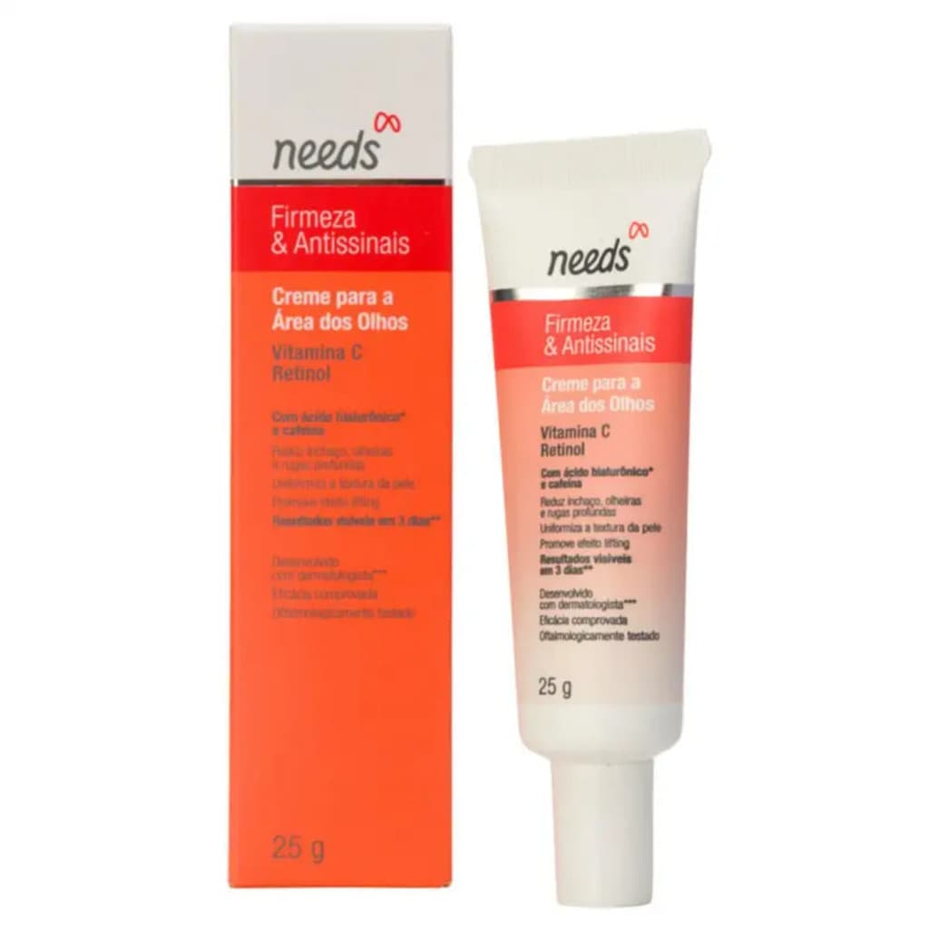Creme Antissinais para Área dos Olhos com Efeito Firmador Needs 25g