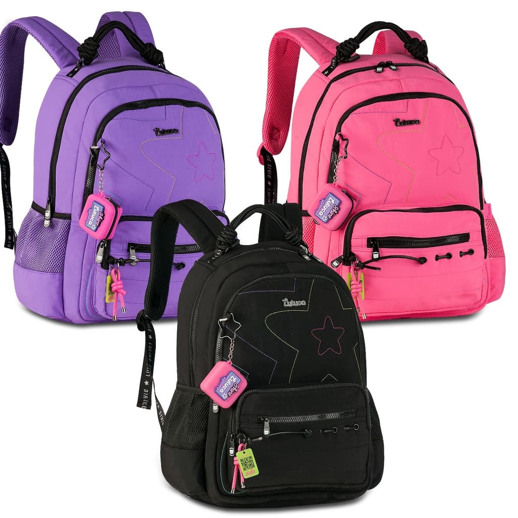 Mochila De Costas Youtuber Luluca Infantil Juvenil Escolar
