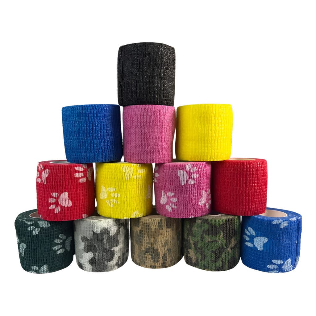 Kit 10 Bandagem Atadura Elástica  5 Cm - Tipo Coflex Vetrap