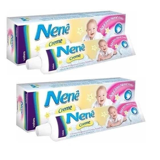 Kit 2 Cremes Preventivo Contra Assaduras Nenê Creme 45g - Vidora