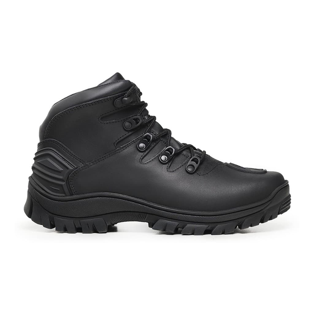 Bota Coturno Botina Adventure Motoqueira Couro