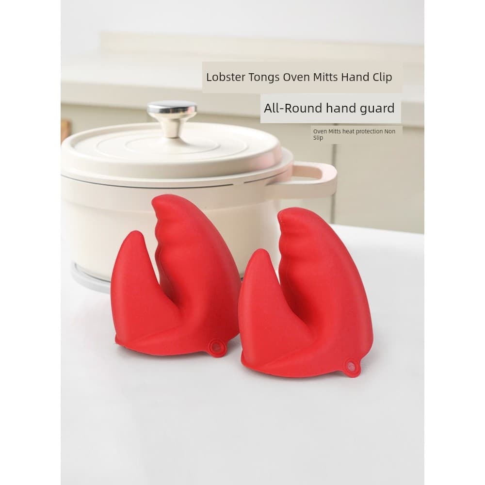 Luva térmica cozinha Silicone anti queimadura Luva de silicone resistente calor Luvas de Silicone criativas para uso dom