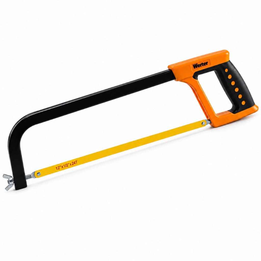Arco de Serra Western 12” Profissional Tubo Quadrado + Lâmina Alta Resistência Corte Preciso