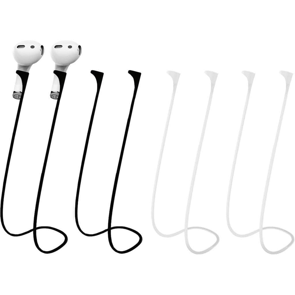 Correia Anti-Perda para AirPods, Cordão Esportivo Magnético de Silicone Macio, Corda para Pescoço 2ª Geração