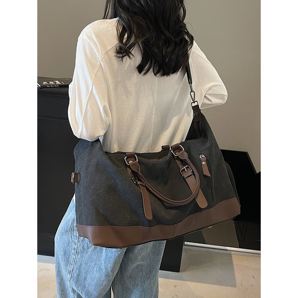Bolsa de viagem portátil de curta distância de grande capacidade 2025 Novo estilo à prova d'água Cross-Body Sports Gym B