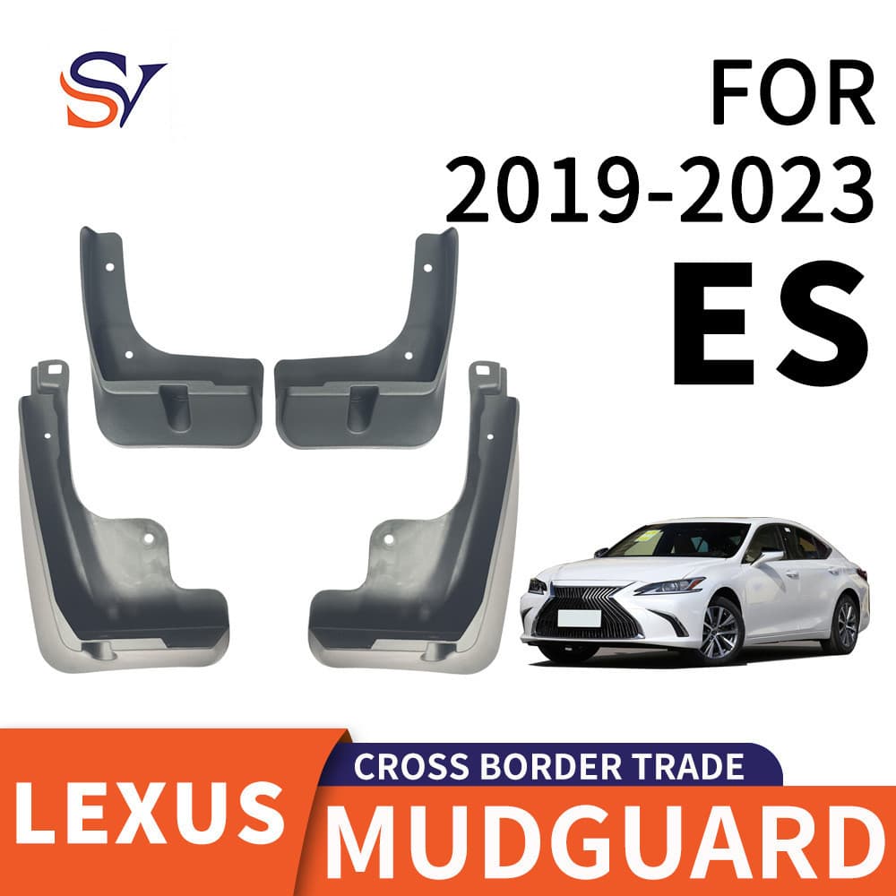 Adequado para 2019-2024 Lexus Lexus ES Pneu de carro Material PP Guarda-lamas Estoque pronto de fábrica