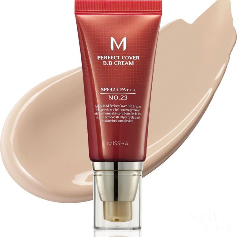 MISSHAMPerfectCoverBBNo.23 Bege Claro/Tom Neutro/Tom Frio SPF42PA+++1.69oz - Creme Hidratante para Tom de Pele com F