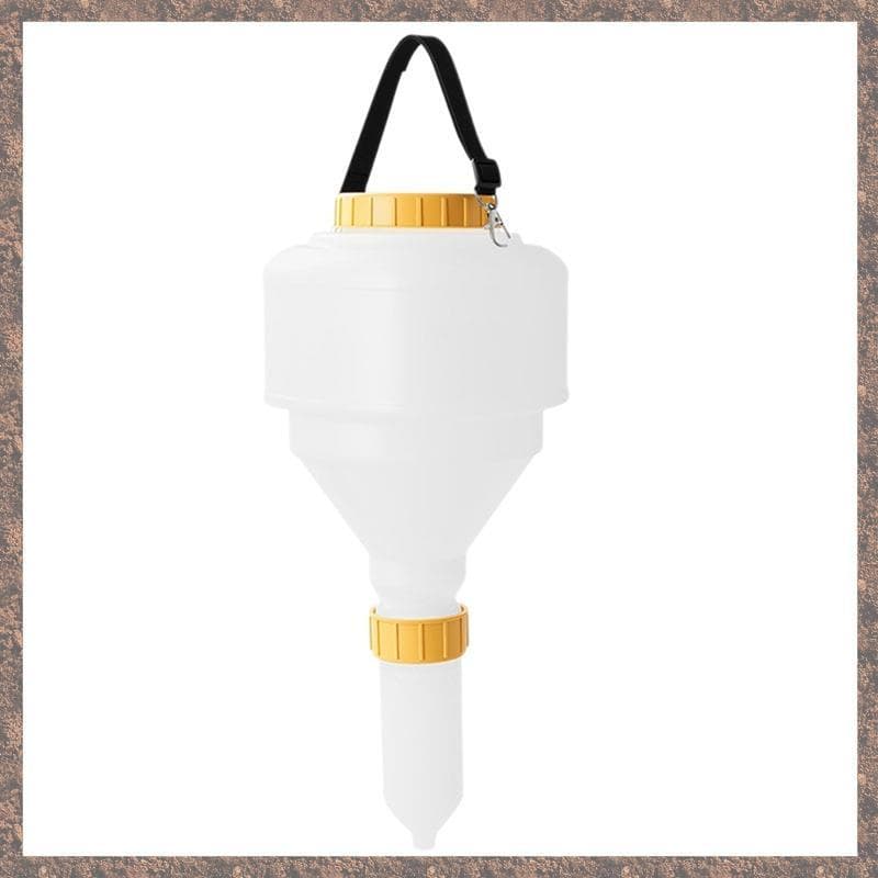(Vyos) Para Restaurante Churrasco Dispensador De Molho Recarregável 3.5L Grande Capacidade Pendurado Garrafa De Aperto D