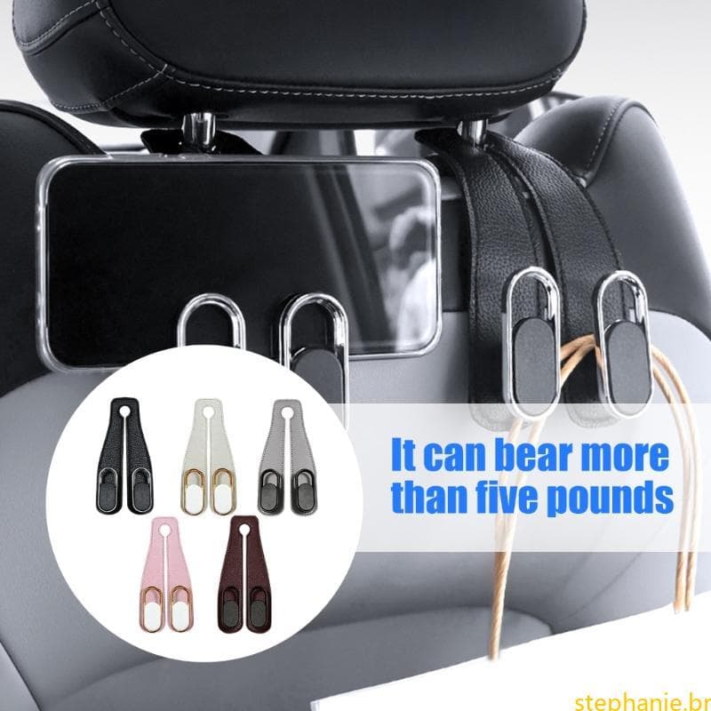 Melhor Multifuncional Assento Do Veículo Gancho Instalação Discreta Componente PVC Banco Carro Atualizações
