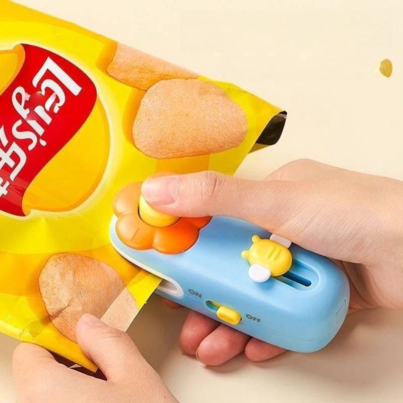 Mini Máquina Seladora Térmica-De Alimentos A Vácuo Para Cozinha Multiuso